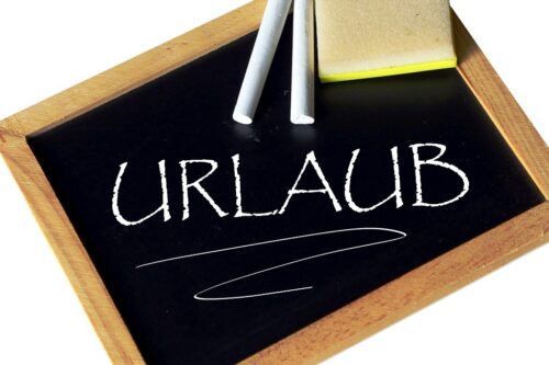 Wir haben Urlaub